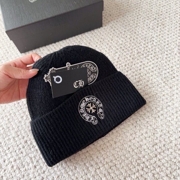 Chrome Hearts Autumn/Winter Wool Knitted Beanie - Picture 5 of 8